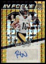 2025 Panini Mosaic In Focus Signatures Roman Wilson #IFS-RWN card