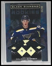 Dalibor Dvorsky 2025-26 Upper Deck Black Diamond Base Diamond Relic Rookies card