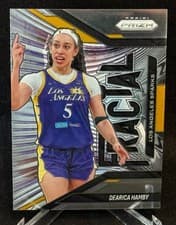 2025 Panini Prizm WNBA Fractal Dearica Hamby #7 card