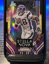 2024 Topps Chrome Cosmic Stella Nova SSP Adrian Peterson #STN-16 card