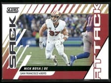 2025 Score Showtime Nick Bosa #19 card