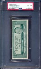 Lorne Worsley 1962 Topps Hockey Bucks card