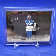 2025 Panini Black Smokescreen Jahmyr Gibbs #5 card