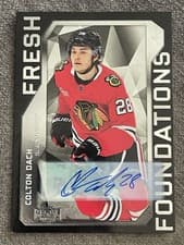 2025-26 SkyBox Metal Universe Fresh Foundation Auto Colton Dach #FF-26 card