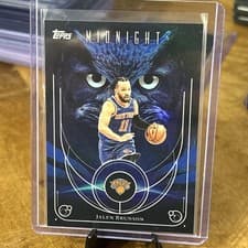 2025-26 Topps Midnight Night Owls Jalen Brunson #NO-10 card