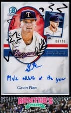 Gavin Fien 2025 Bowman Draft Draft Prospect Portrait Autographs card