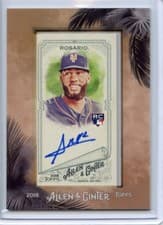2018 Topps Allen & Ginter Framed Mini Autographs Amed Rosario #MA-AR