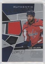 Tom Wilson 2021 SP Game Used Authentic Fabrics card