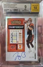 Joe Burrow 2020 Panini Contenders card