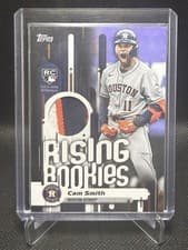 2025 Topps Update Rising Rookies Relics Cam Smith #RRR-CS card