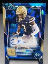 Eric Rivers 2025 Bowman University Chrome Sapphire Chrome Prospect Autographs card