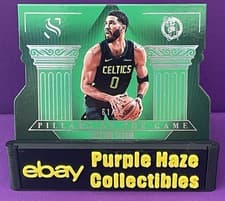 2024-25 Panini Silhouette Pillars of the Game Jayson Tatum #25 card