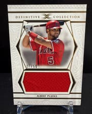 2025 Topps Definitive Collection Jumbo Relic Collection Albert Pujols #DJRC-AP card