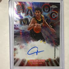 2025-26 Topps Chrome Sky Write Signatures Oso Ighodaro #SWS-OI card