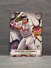 2025 Finest Smashing Through Kristian Campbell #S-8 card