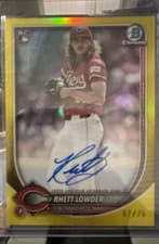 2025 Bowman Chrome Rookie Autographs Rhett Lowder #CRA-RL card