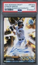 2024 Bowman Draft Plasma Power Autographs Konnor Griffin #PPA-KG card