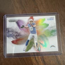 2025 Panini Prizm Color Blast Justin Herbert #17 card