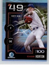 Cade Horton 2025 Bowman Bowman Scouts Top 100 card