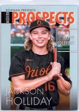 Jackson Holliday 2023 Bowman Modern Prospects card