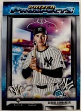 George Lombard Jr. 2025 Bowman Draft Prized Prospects card