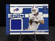 2024 Donruss Elite Epic Materials James Cook #EMA-JCO