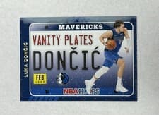 Luka Doncic 2020 Panini Hoops Vanity Plates card