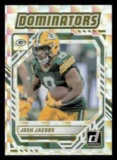 2025 Donruss Dominators Josh Jacobs #DOM-JJS card