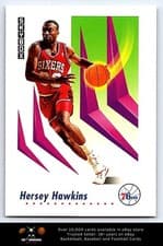 Hersey Hawkins 1991-92 SkyBox Base Set card