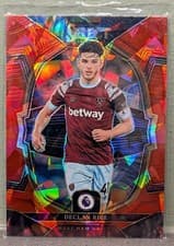 Declan Rice 2022 Panini Select Premier League card