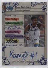2024-25 Bowman University Chrome Course Load Autographs Kam Jones #CLA-KJ card