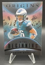 Saquon Barkley 2025 Panini Origins In the Beginning card