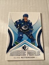 Elias Pettersson 2024 SP Authentic Profile card