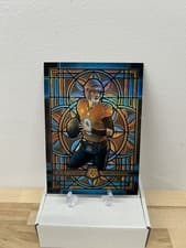 2025 Panini Mosaic Stained Glass Oversized Joe Burrow #5 card