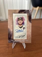 Paul Blackburn 2018 Topps Allen & Ginter Framed Mini Autographs card