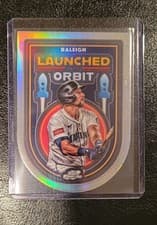2025 Topps Cosmic Chrome Launched into Orbit Cal Raleigh #LIO-25 card