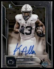 2025 Bowman University Chrome Chrome Prospect Autographs Kaytron Allen #BCA-KA card