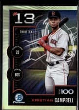 2025 Bowman Bowman Scouts Top 100 Kristian Campbell #BTP-13 card