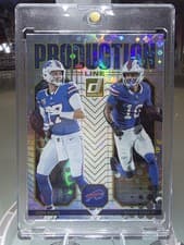 2025 Donruss Production Line Josh Allen / Khalil Shakir #6 card