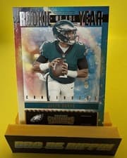 Jalen Hurts 2020 Panini Contenders Rookie of the Year card