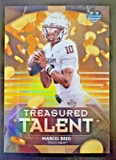2025 Bowman University Chrome Sapphire Treasured Talent Marcel Reed #TT-6 card