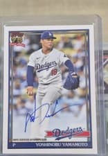 Yoshinobu Yamamoto 2026 Topps 1991 Topps Autographs card