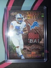 2025 Panini Absolute Ground Hoggs Materials David Montgomery #GHM-DMO card