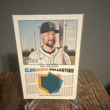 Cal Raleigh 2026 Topps Heritage Clubhouse Collection Relics card