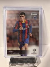 Pedri 2020 Stadium Club Chrome UEFA Champions League card