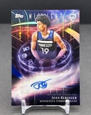 2025-26 Topps Midnight Stroke of Midnight Autographs Rookies Joan Beringer #SMR-JB card