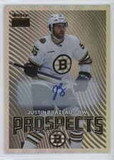 Justin Brazeau 2024-25 Skybox Metal Universe Skybox Premium Prospects Auto card