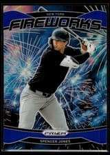 2025 Panini Prizm Fireworks Spencer Jones #22 card