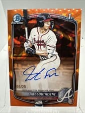 2025 Bowman Draft Sapphire Sapphire Chrome Prospect Autographs Tate Southisene #CPA-TS card