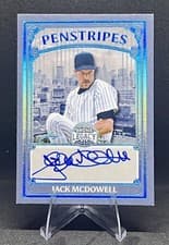 2025 Leaf Bronx Legacy Penstripes Jack McDowell #P-JM1 card